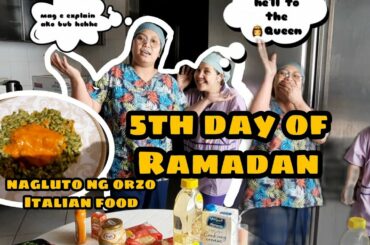 5th day of# Ramadan nag luto po kami ng #orzo #Italian food