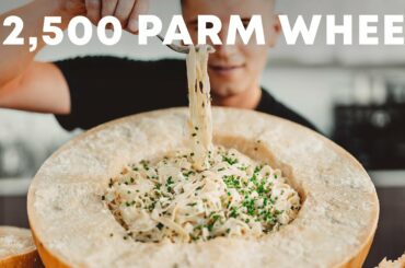 Parmesan Cheese Wheel Pasta