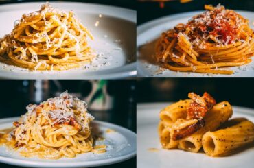 FOUR PASTAS from Stanley Tucci Searching for Italy | Cacio e Pepe, Gricia, Carbonara & Amatriciana