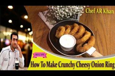 Crunchy Cheesy Onion Ring| Onion rings easy recipe| Italian recipe| American food| Ramadan 2021