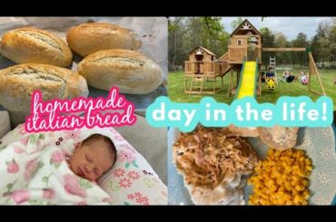 HOMEMADE ITALIAN BREAD & FREEZER MEALS ON A SUNDAY!