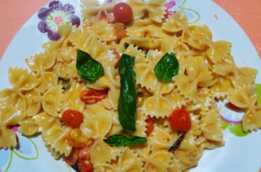Cherry tomato pasta with mascarpone in 10 minutes | How to make authentic Italian pasta in India