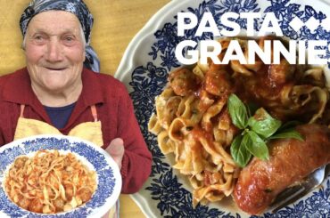 Meet 98 year old Marietta, who makes pasta with meatballs! | Pasta Grannies