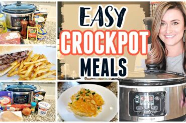 CROCK POT DINNER IDEAS | EASY AND DELCIOUS SLOW COOKER RECIPES | Cook Clean And Repeat