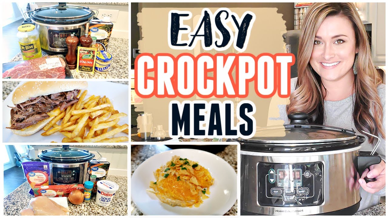 CROCK POT DINNER IDEAS | EASY AND DELCIOUS SLOW COOKER RECIPES | Cook Clean And Repeat CROCK POT DINNER IDEAS | EASY AND DELCIOUS SLOW COOKER RECIPES | Cook Clean And Repeat