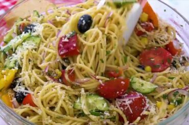 1 of the best outstanding reason why? addicted to Italian spaghetti salad| rosa recipes