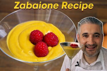 How to Make ZABAGLIONE RECIPE Like my Italian Great Grandfather