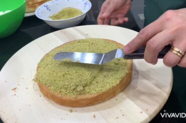 Cassata Siciliana cake from my collection of italian cuisine rich in flavor ,typical dessert .