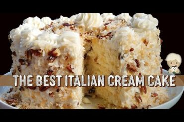 The Best Italian Cream Cake, Hands Down I Promise!