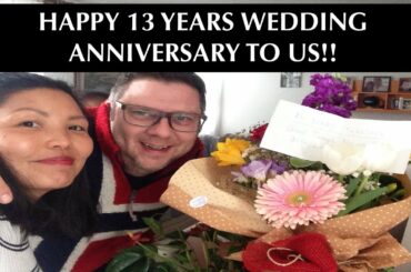 CELEBRATING OUR 13 YEARS WEDDING ANNIVERSARY!!!- ( ITALIAN -FILIPINO FAMILY )