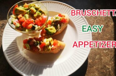 How To Make Italian Avacardo Bruschetta  Recipe | Easy  Appetizer