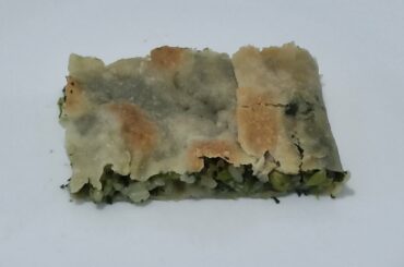 Italian savory spinach and rice pie (recipe from Sanremo town in Italy)