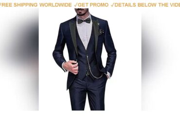 [Cheap] $57.76 Italian Style Colorful Tuxedo Groom Prom Wine Red Dress Wedding Dress Elegant Slim M