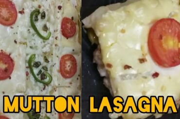 How to make mutton  lasagna/ Italian  food recipe  by uniquekitchen