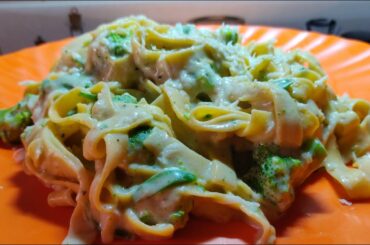 Creamy tagliatelle pasta / White sauce pasta / #Italy  #creamy #pasta #trending #f&b #food #India