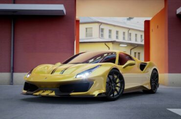 Ferrari 488 Pista Spider Giallo Triplo Strato Italian Drive