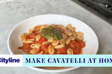 How to make homemade cavatelli without any equipment