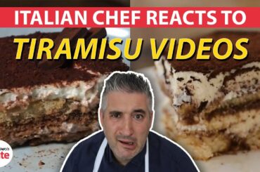 Italian Chef Reacts to Most Popular TIRAMISU Videos