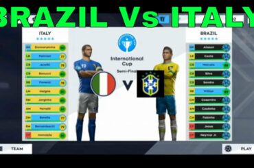 BRAZIL Vs ITALY DLS 21 Gameplay