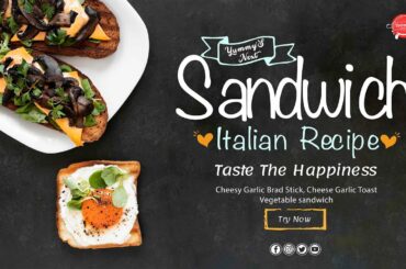 ITALIAN 3 EASY SANDWICHES WITH IN 3 MINUTES | HOW TO MAKE SANDWICH | VEG SANDWICH | ITALIAN SNACKS