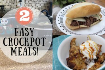 Crockpot Dump and Go Recipes || SLOW COOKER ITALIAN BEEF ROAST || EASY CROCKPOT MEALS