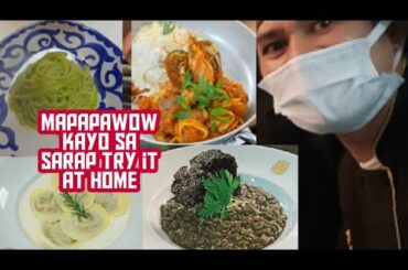 My Intro Making Seafood Mare Monte  Fettuccine Pasta and Linguine Pesto Sauce,Italian cuisine