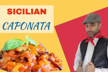 HOW TO DO SICILIAN CAPONATA | EGGPLANT RECIPES | ITALIAN FOOD