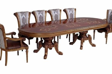 European Furniture 9 Piece Maggiolini Masterpiece Dining Set