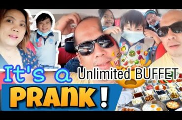 UNLIMITED BUFFET TURNS INTO A PRANK | EAT-ALL-YOU CAN | FAMILY MUKBANG CHALLENGE
