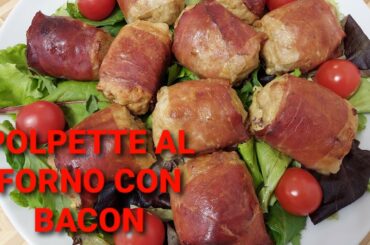 Baked meatballs with bacon/Italian recipe #KaLabTeamNyo