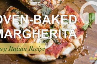 Easy Italian Recipe: Oven-Baked Margherita (ASMR COOKING)