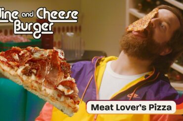 Harley & Lara Pair Domino’s Meat Lovers Pizza with Chianti | Wine and Cheeseburger