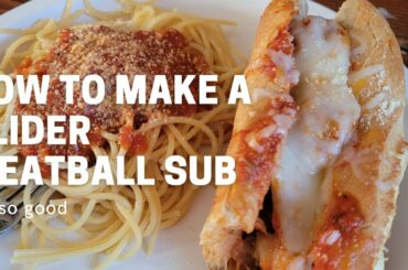 How to make meatball sub sliders #recipes