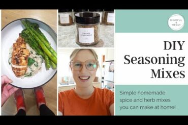 DIY Herb and Spice Mixes || Mexican Seasoning, Italian Herbs and Jerk Seasoning recipe