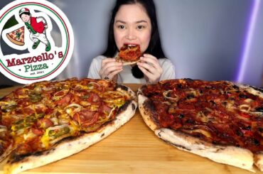 FIRE BRICK ITALIAN STYLE PIZZA MUKBANG