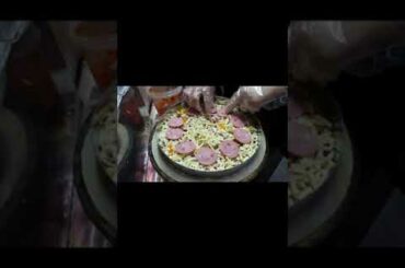 combination pizza, korean street food #shorts