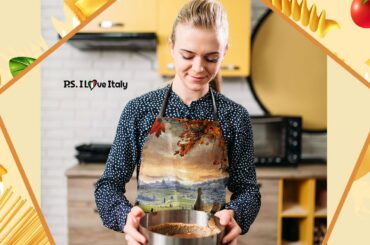 Chianti Tuscany Apron - Cooking for Italians and Italians in Heart