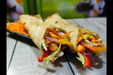 Cheese corn roll recipe | Veg Italian corn cheese wrap | Corn Cheese Frankie | Kids lunchbox recipe