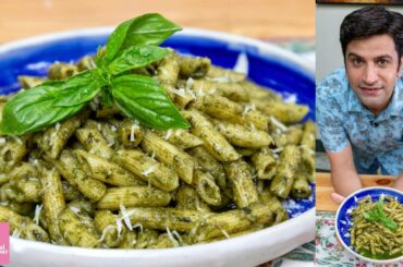 Pesto Pasta Recipe | pesto sauce pasta | pasta banane ka tarika | Chef Kunal Kapur Recipes