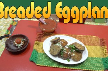 Mini Food Cooking Italian Breaded Eggplant "Melanzane impanata" - Mini Kitchen
