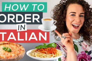 How to Order Food and Drinks in Italian [Italian for Beginners]