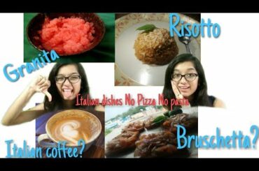 Italian dishes challenge 24 hours - Vlog - NO PASTA , NO PIZZA~ pioneers pivot