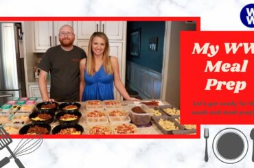 My WW Meal Prep (formerly Weight Watchers)//Italian Red Pepper Chicken w/rice, Taco Bowls, Cookies!