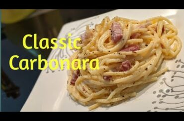 #pastarecipe #italianfood               Classic Carbonara