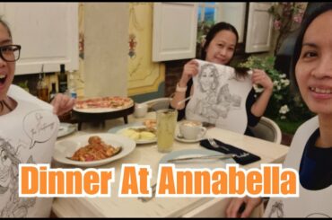 Eating Out for Dinner at Annabella Restaurant, Riyadh.