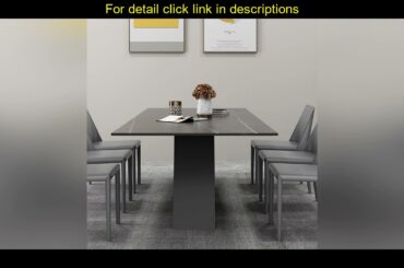 Italian White Marble Dining Table Nordic Rectangular Stainless Steel Legs 4 Seater Light Luxury Din