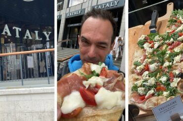 Visiting Eataly, a giant Italian food market in London #Shorts