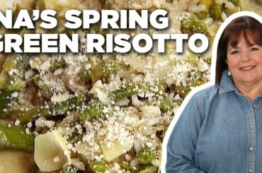 Ina Garten's Spring Green Risotto Recipe | Barefoot Contessa | Food Network