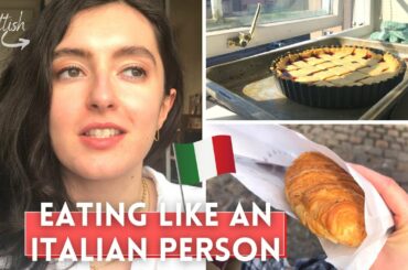 eating like an ITALIAN person for 24 hours - (con sottotitoli in italiano)
