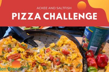 Ackee and Saltfish PIZZA | Jamaican Fusion #pizza #ackeeandsaltfish #jamaicanfood #italianfood